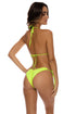 Luli Fama Bella Seamless Wavy Ruched Back Brazilian Tie Side Bottom